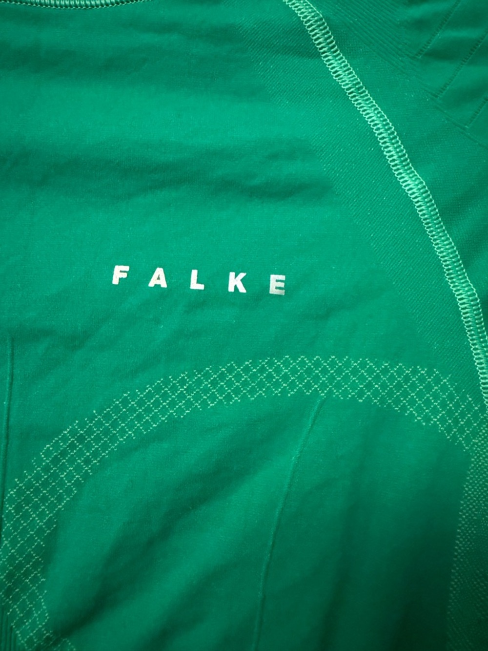 Green Falke Running Athletic layering long sleeve shirt Women’s size Small - Picture 3 of 5